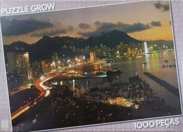 Quebra-Cabeça Puzzle Grow 1000 peças Dia e Noite