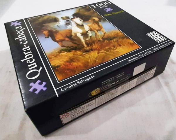 Puzzle 1500 peças Cavalos Selvagens - Loja Grow