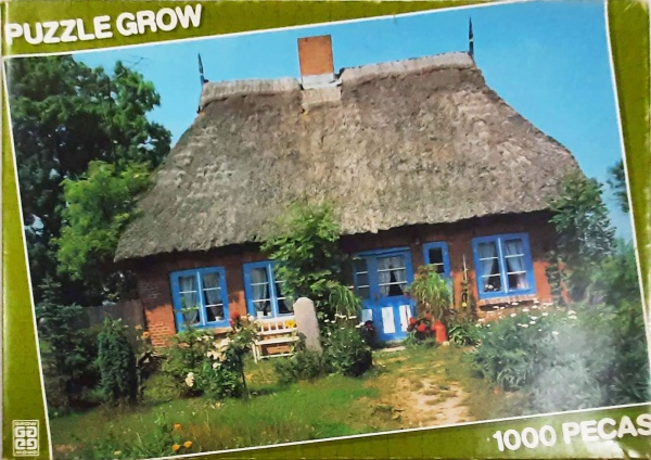 Quebra-cabeça 1000 peças Casa no Lago - Grow