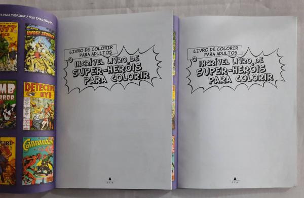 O Incrível Livro De Super-Heróis Para Colorir - Livro De Colorir