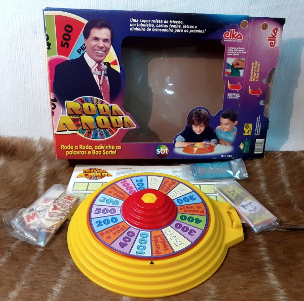 Roda A Roda Jogo Antigo Sbt - Brinquedo Da Elka - Jogo De