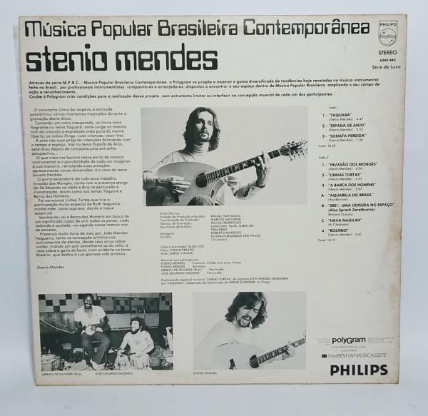 Raro Disco de Vinil - Stenio Mendes - Sem uso - Série Música