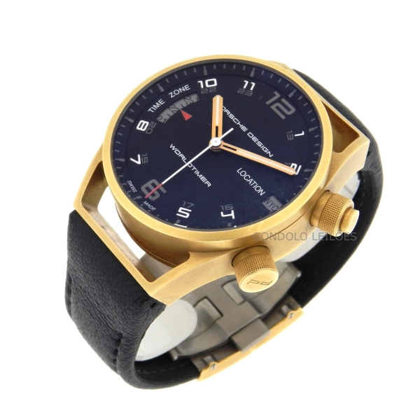 Relógio Porsche Design P6750 WordTime - Caixa em Ouro A