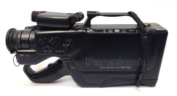 PANASONIC OMNIMOVIE VHS/HQ -- AF6-- FILMADORA PROFISSIONAL, EM