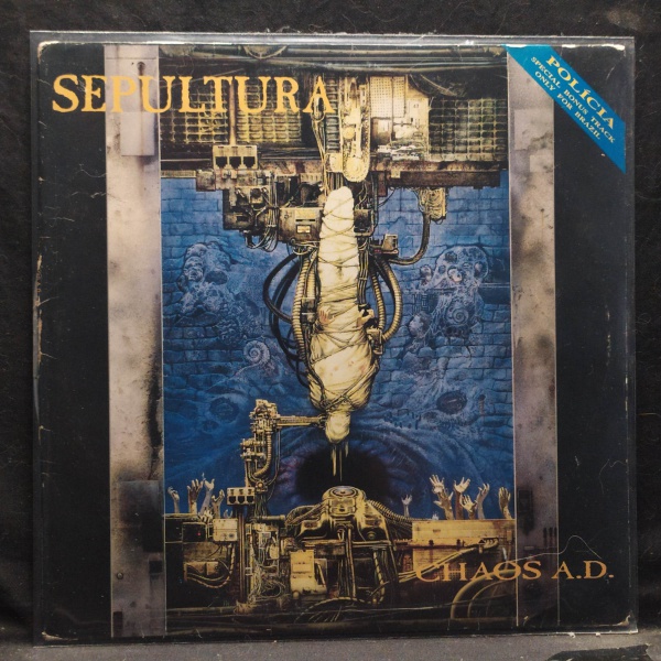 SEPULTURA - CHAOS A.D. - 1993 - LP DISCO DE VINIL possu