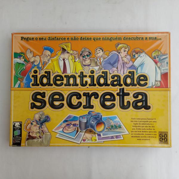 Jogo Identidade Secreta - Loja Grow