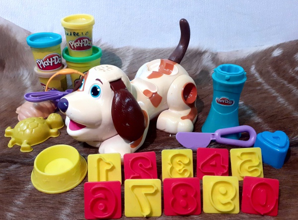 Play doh deals puppies playset