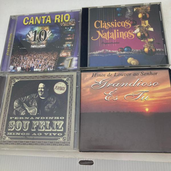 CD-Lote com 24 cds gospel