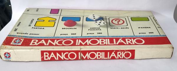 Brinquedos Raros - Jogo Banco Imobiliário completo Ano 1980