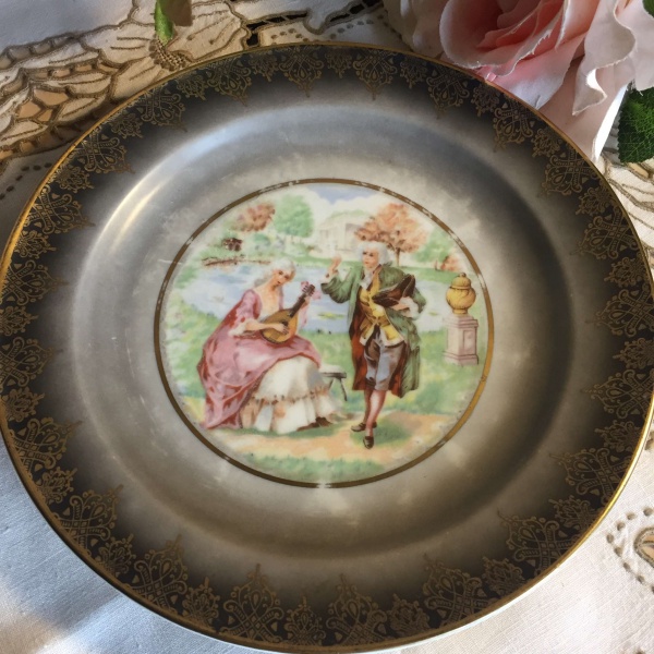 Aparelho para chá em porcelana,vintage,década de 5