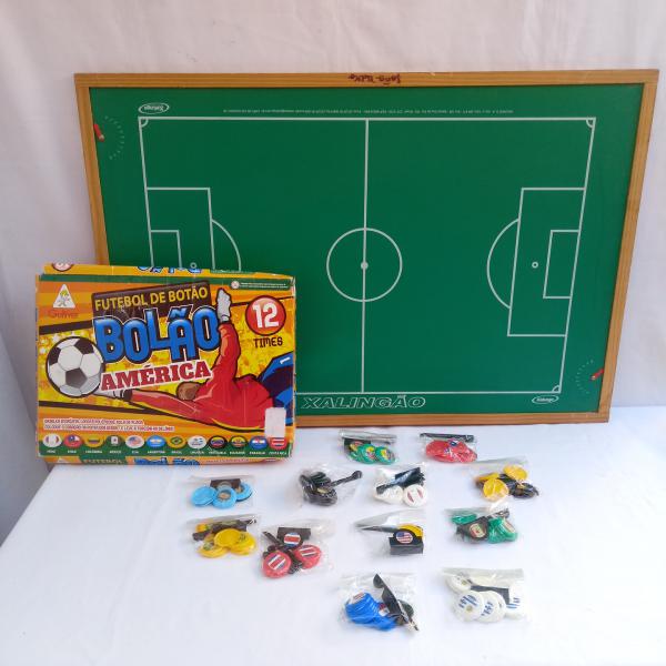 Mesa E Jogo De Futebol De Botão Com 2 Marcadores Xalingo