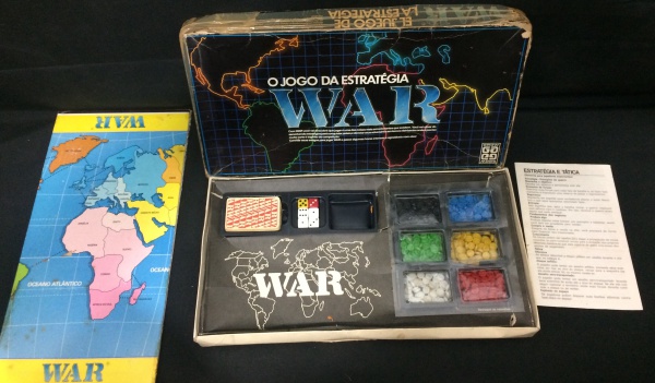 Brinquedos Antigos: Jogo War da Grow anos 80