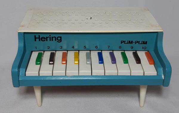 Piano Hering Plc-18 Infantil Brinquedo Antigo