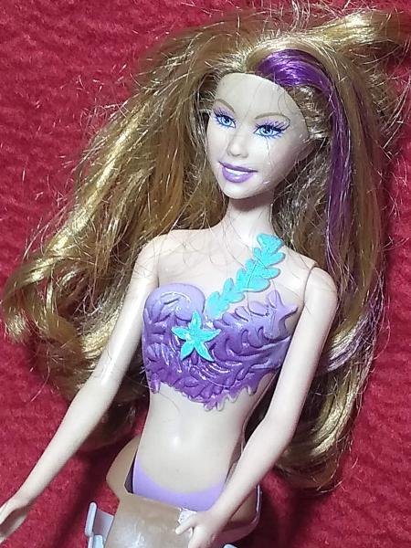 Cauda de sereia para boneca barbie