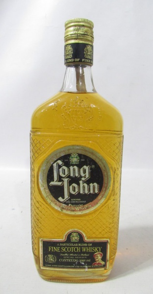 BEBIDAS - Um (1) whisky escocês da marca LONG JOHN, con