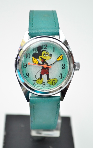 Relógio Pulso Mickey Mouse Caixa Metal