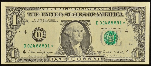 Dinheiro dos Estados Unidos (Cédulas) 