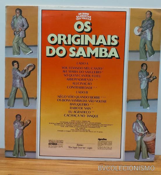 Os Originais do Samba - Os Bons Sambistas Vão Voltar # - Vinil Records