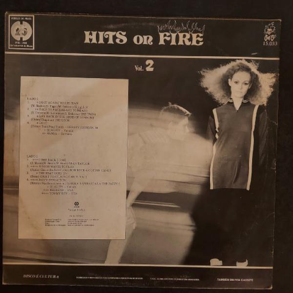 LP Hits On Fire Ano de 1983 gravadora Cid.