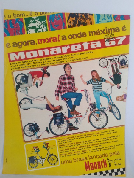 Encarte Bicicleta Monark 1962 Tamanho: 23x33cm