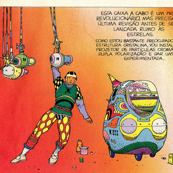 Quadrinhos. MOEBIUS -- A GARAGEM HERMÉTICA, parte 1 de