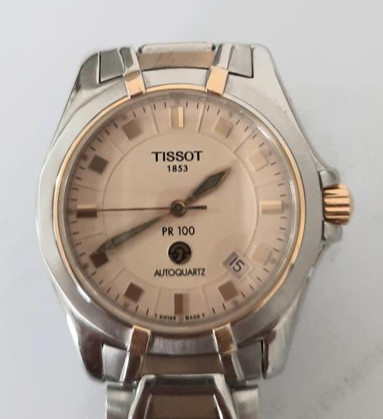 REL GIO TISSOT 1853 PR 100 AUTO QUARTZ CAIXA E PULS