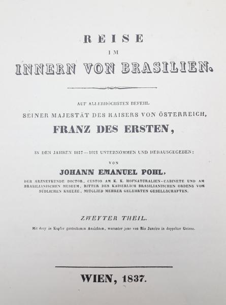 LIVRO: VIAGEM NO INTERIOR DO BRASIL: empreendida nos an