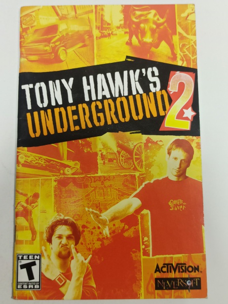 Manual de Playstation 2 - Ps2 Original do Jogo Tony Haw