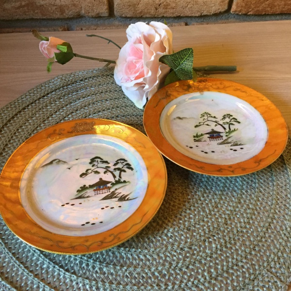 Aparelho de jantar, porcelana real, detalhes florais em Brasil