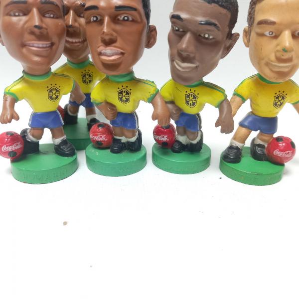 Antiga coleção, `Mini Craques - Coca Cola`, jogadores d