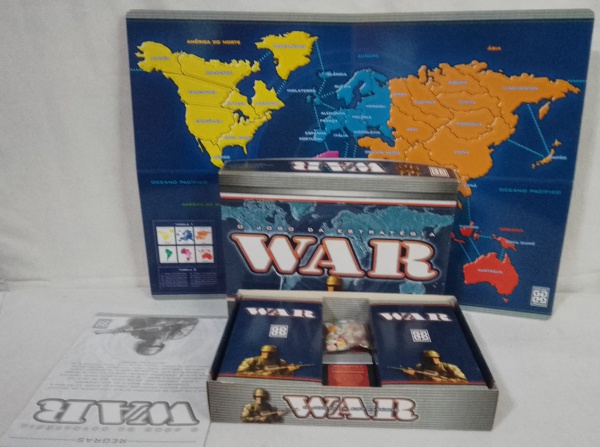 Jogo War Antigo Grow Anos 70 Completo Em Sua Caixa Original