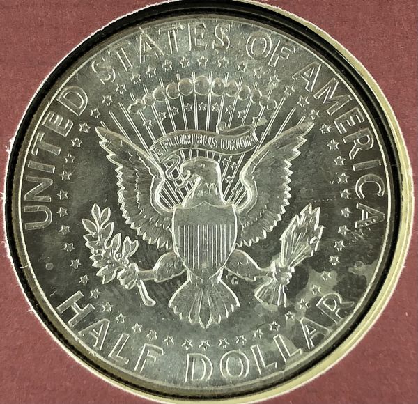 Moeda dos Estados Unidos - 50 cents - 1967 - Prata (.40