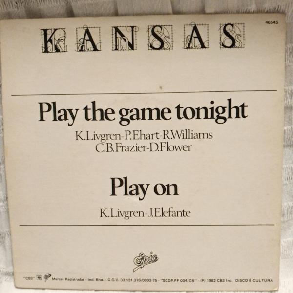 Kansas, Play the Game Tonight