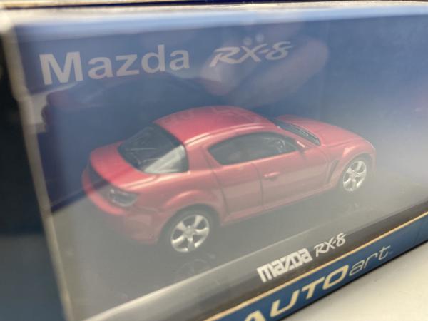 Mazda RX-8 Vermelho Autoart Miniatura premium escala 1/