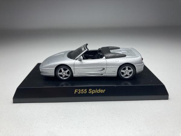 Ferrari F355 Spider Prata Kyosho Miniatura Premium esca