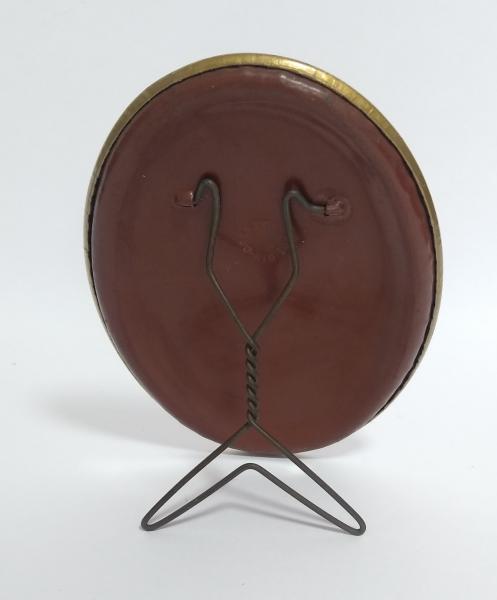 Arte Sacra Lindo e antigo adorno de mesa religioso