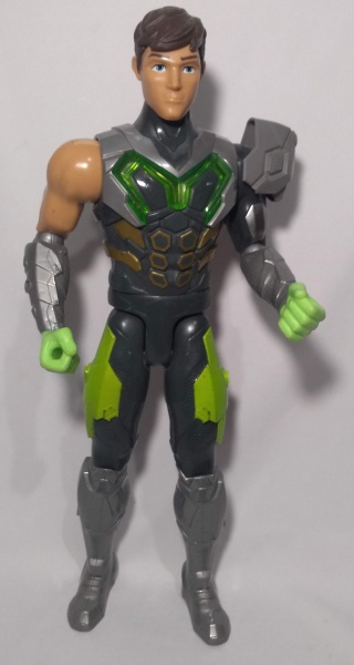 Boneco Max Steel Gigante Original Mattel Articulado Action F