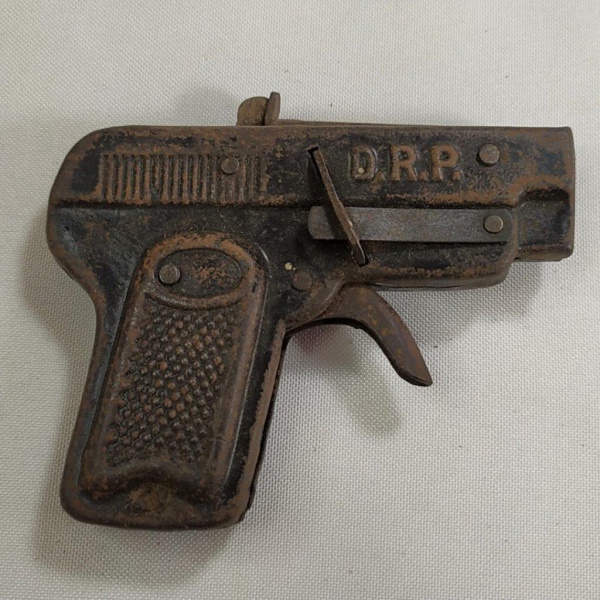 BRINQUEDO ANTIGO - Antiga Pistola de Espoleta marca Gon