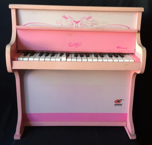 Piano de Madeira Infantil para Crianças de 3 Anos ou Mais, Hape, Rosa -  Dular