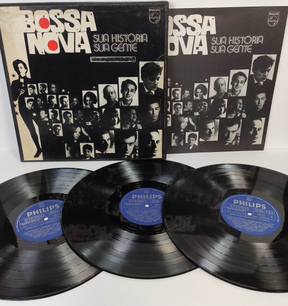 1 BOX COM TRÊS DISCOS: BOSSA NOVA: SUA HISTÓRIA, SUA GE