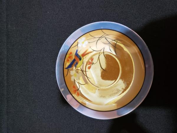 ANTIGO JOGO JAPONÊS EM PORCELANA CASCA DE OVO COM CENAS