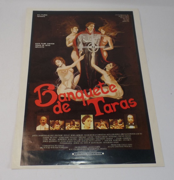 Cinema - Folder de Cinema - Banquete de Taras 1982 - El