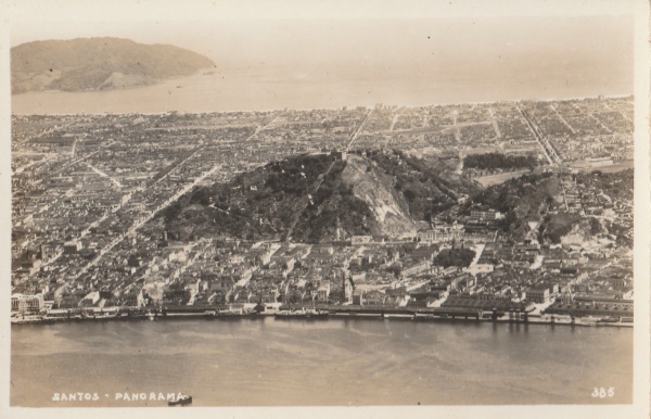 Carte Postale Ancienne CPA Brésil - Panorama De Santos (Réf. 621600)