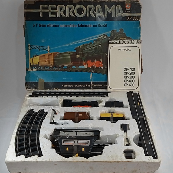 Brinquedo Trem Ferrorama Elétrico Xp 100 Estrela Original