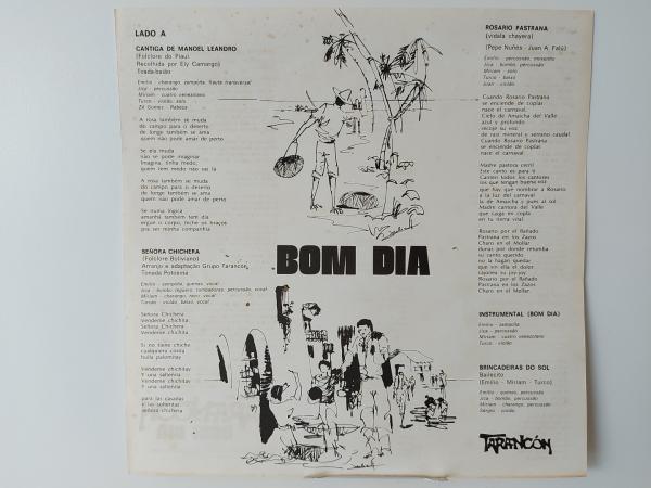 LP Tarancón, Bom dia. Mídia NM, Capa e encarte EX. 1980