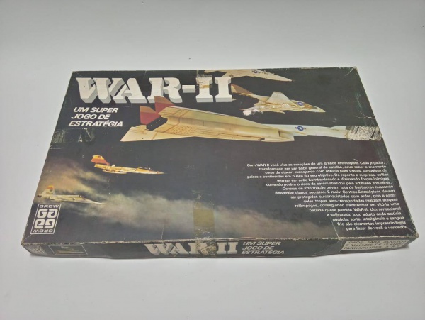 Jogo War ll, Grow, anos 80. Completo, com manual origin