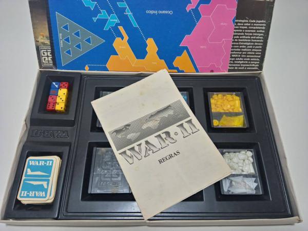 Jogo War Antigo Grow Anos 70 Completo Em Sua Caixa Original