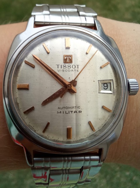 Rel gio de Pulso Tissot Visodate Automatic Militar