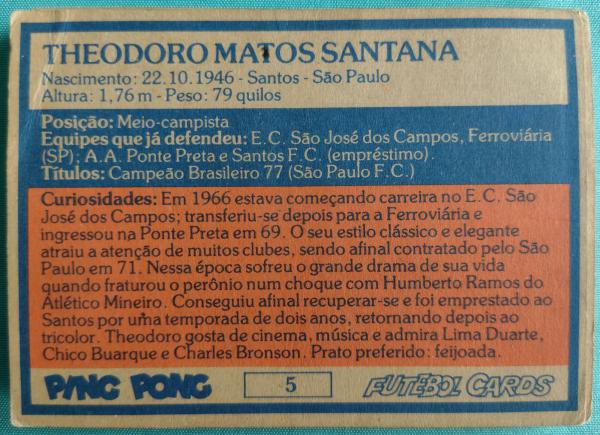 Mais Cards do Chiclete Ping Pong (anos 80) : r/futebol