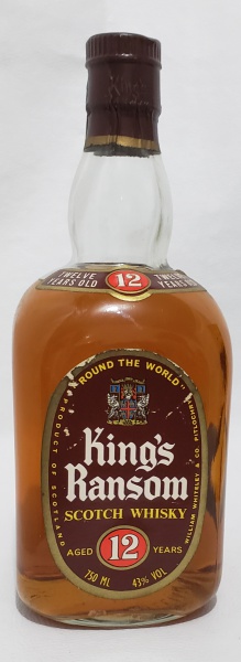King's Ransom 12年 スコッチウイスキー 750ml　3 Bebida - KING'S RANSOM Scotch Whisky - 12 years old - 750 ml